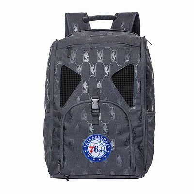 POINT3 Black Philadelphia 76ers Road Trip Tech Backpack