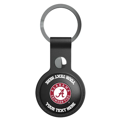 Keyscaper Black Alabama Crimson Tide Personalized AirTag Holder