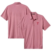 Men's TravisMathew Red Texas Rangers The Zinna Polo