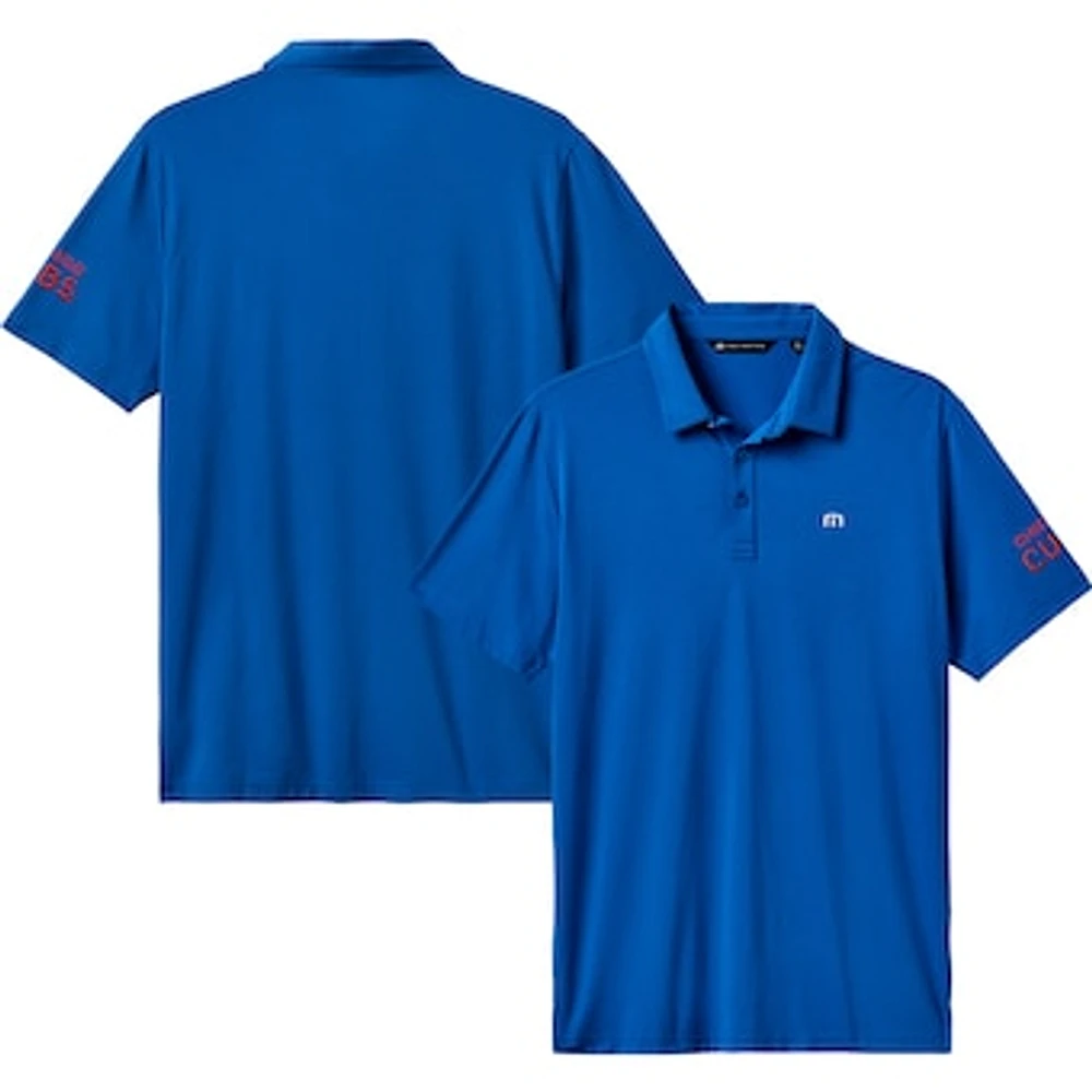 Men's TravisMathew Royal Chicago Cubs The Heater Polo