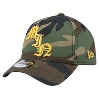 Men's New Era Camo Minnesota Vikings Mystic Camo A-Frame 9FORTY Adjustable Hat