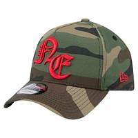 Men's New Era Camo New England Patriots Mystic Camo A-Frame 9FORTY Adjustable Hat