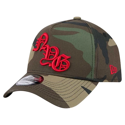 Men's New Era Camo New York Giants Mystic Camo A-Frame 9FORTY Adjustable Hat