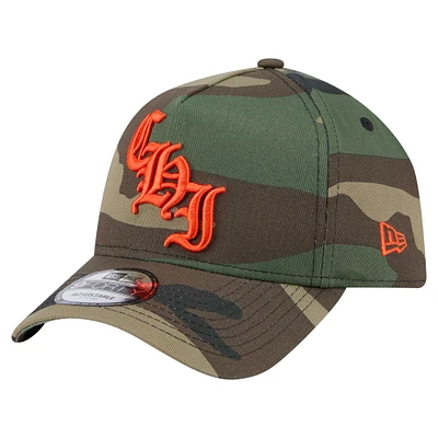 Men's New Era Camo Chicago Bears Mystic Camo A-Frame 9FORTY Adjustable Hat