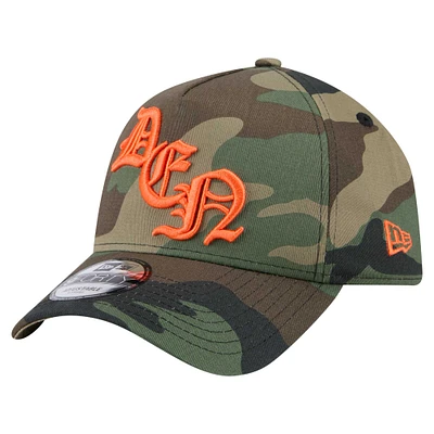 Men's New Era Camo Denver Broncos Mystic Camo A-Frame 9FORTY Adjustable Hat