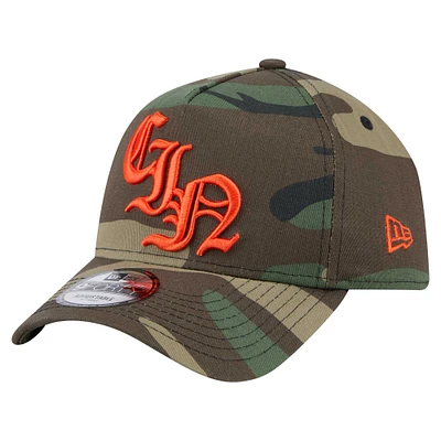 Men's New Era Camo Cincinnati Bengals Mystic Camo A-Frame 9FORTY Adjustable Hat