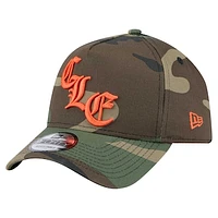 Men's New Era Camo Cleveland Browns Mystic Camo A-Frame 9FORTY Adjustable Hat