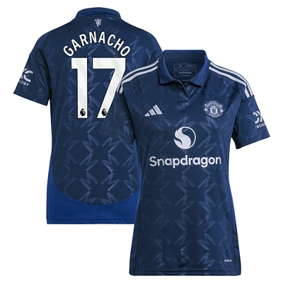 Women's adidas Alejandro Garnacho Navy Manchester United 2024/25 Away Replica Player Jersey