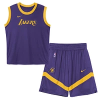 Preschool Purple Los Angeles Lakers Mesh Tank Top and Shorts Set