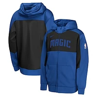 Youth Nike Blue/Black Orlando Magic Authentic On-Court Showtime Performance Full-Zip Hoodie