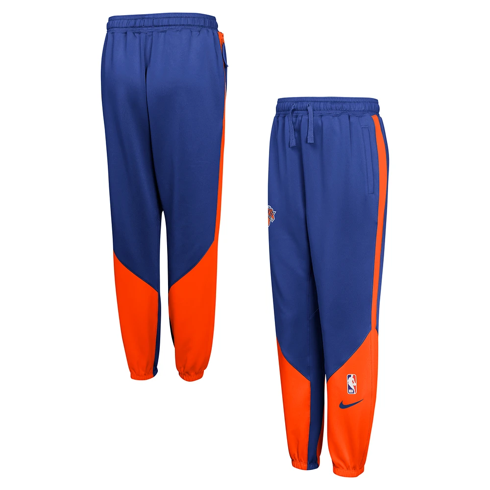 Youth Nike Blue New York Knicks 2024/25 Authentic Showtime Pants