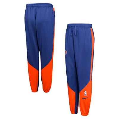 Youth Nike Blue New York Knicks 2024/25 Authentic Showtime Pants