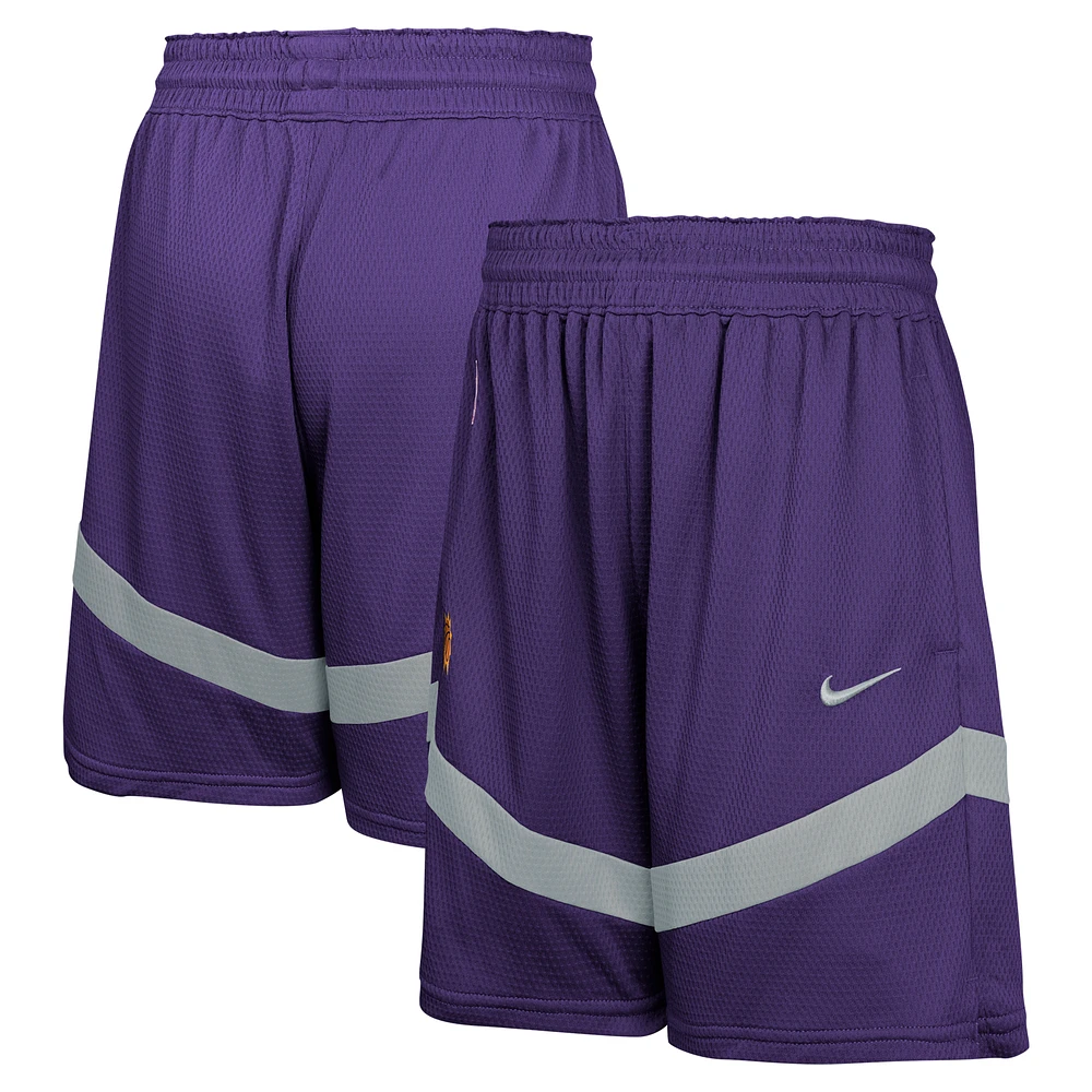 Youth Nike Purple Phoenix Suns Practice Mesh Shorts