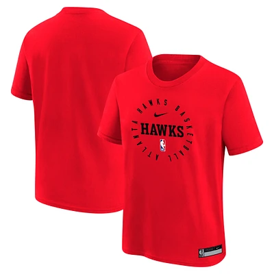 Youth Nike Red Atlanta Hawks Practice Legend T-Shirt