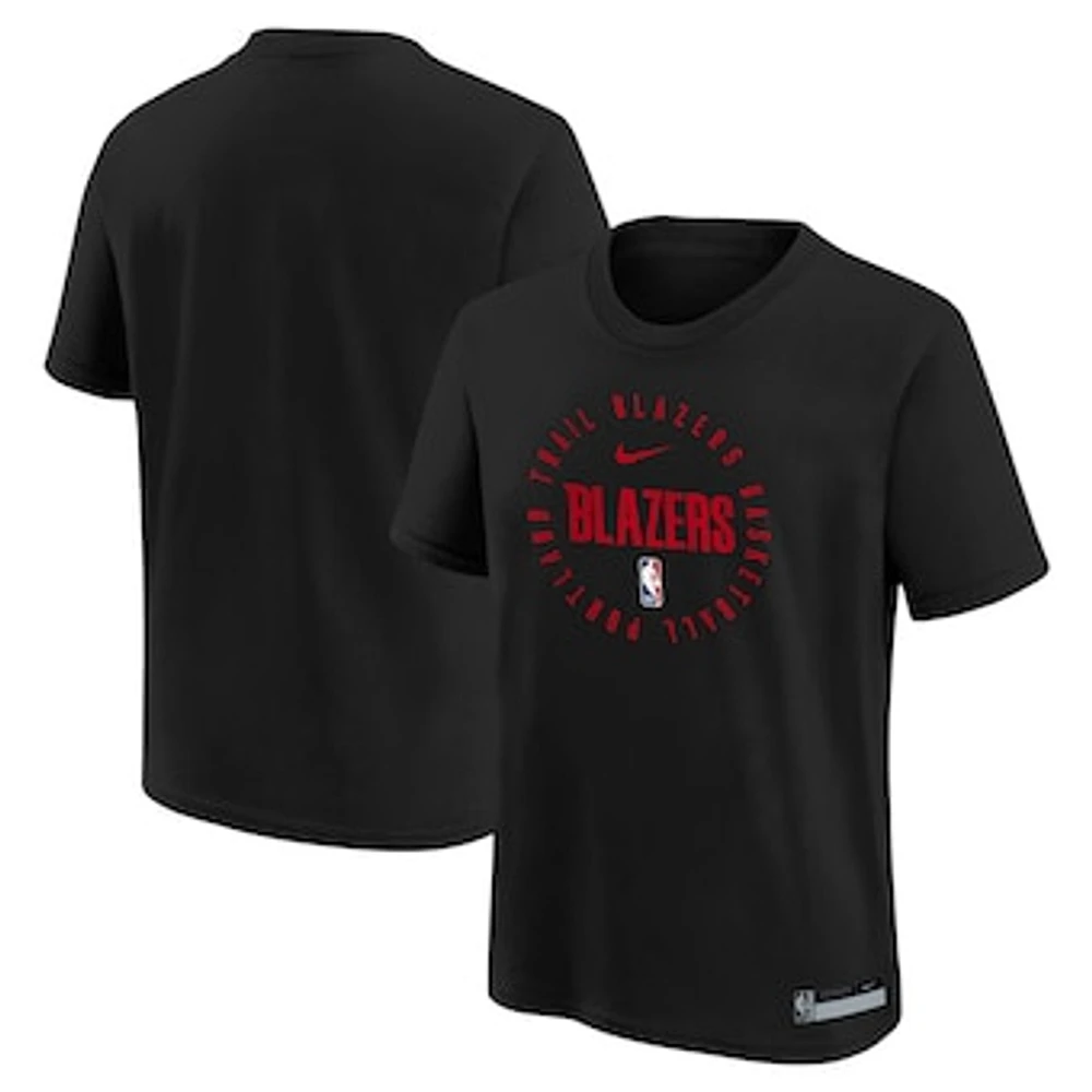 Youth Nike Black Portland Trail Blazers Practice Legend T-Shirt