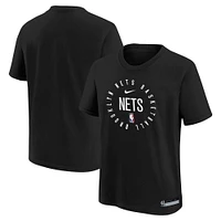 Youth Nike Black Brooklyn Nets Practice Legend T-Shirt