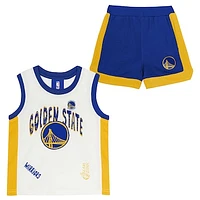 Preschool Golden State Warriors Mesh Tank Top and Shorts Set