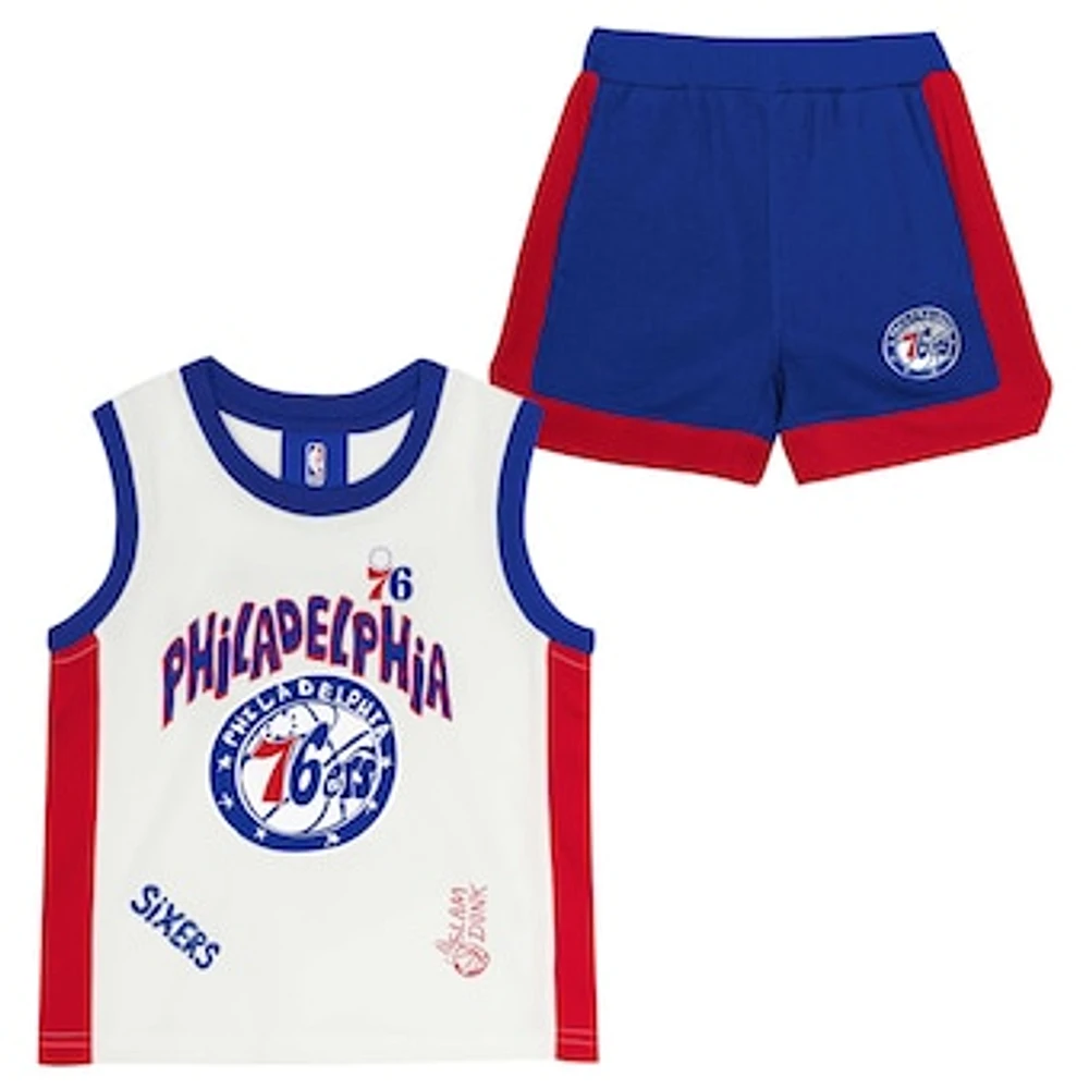 Preschool Philadelphia 76ers Mesh Tank Top and Shorts Set