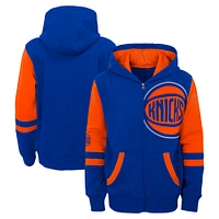 Preschool Blue New York Knicks Straight To The League Full-Zip Hoodie