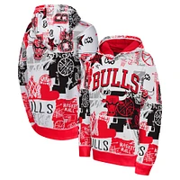 Youth  Red Chicago Bulls Wild Style Pullover Hoodie