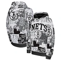 Youth  Black Brooklyn Nets Wild Style Pullover Hoodie