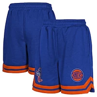 Youth Blue New York Knicks Teardrop Fleece Shorts