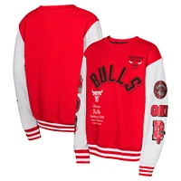 Youth Red Chicago Bulls Star Treatment Pullover Sweatshirt