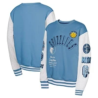 Youth Light Blue Memphis Grizzlies Star Treatment Pullover Sweatshirt