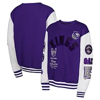 Youth Purple Sacramento Kings Star Treatment Pullover Sweatshirt