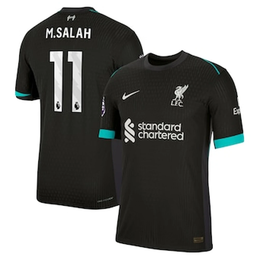 Men's Nike Mohamed Salah Forest Green Liverpool 2024/25 Away Authentic Jersey