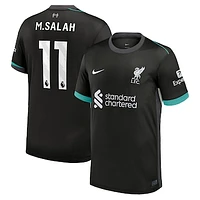 Men's Nike Mohamed Salah Forest Green Liverpool 2024/25 Away Replica Jersey