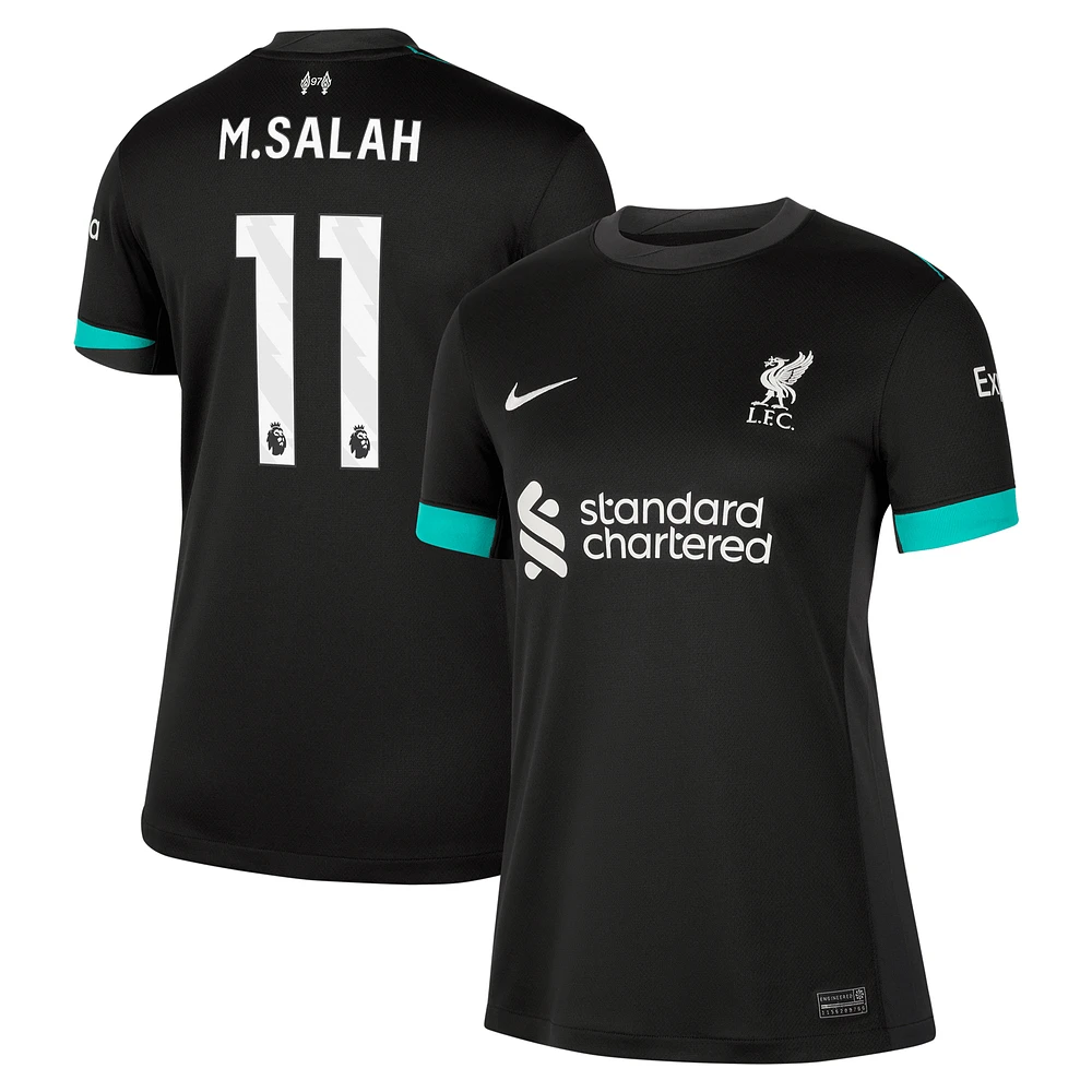 Women's Nike Mohamed Salah Forest Green Liverpool 2024/25 Away Replica Jersey