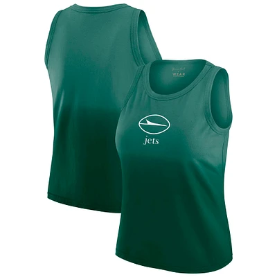 Women's WEAR by Erin Andrews x Gracie Hunt Green New York Jets Ombre Tank Top