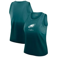 Women's WEAR by Erin Andrews x Gracie Hunt Green Philadelphia Eagles Ombre Tank Top