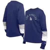 Women's New Era  Blue Los Angeles Dodgers Game Day Color Pullover Sweatshirt