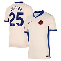 Men's Nike Moisés Caicedo Orange Chelsea 2024/25 Away Authentic Player Jersey