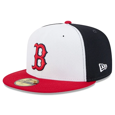 Men's New Era Navy/Red Boston Red Sox 2025 MLB Clubhouse 59FIFTY Fitted Hat