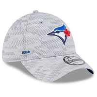 Men's New Era Gray Toronto Blue Jays 2025 MLB Clubhouse 39THIRTY Flex Hat