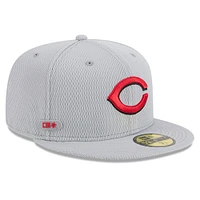 Men's New Era Cincinnati Reds 2025 MLB Clubhouse 59FIFTY Fitted Hat