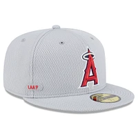 Men's New Era Los Angeles Angels 2025 MLB Clubhouse 59FIFTY Fitted Hat