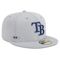 Men's New Era Tampa Bay Rays 2025 MLB Clubhouse 59FIFTY Fitted Hat