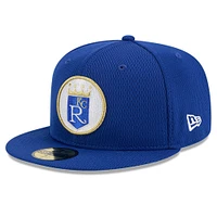 Men's New Era Royal Kansas City Royals 2025 MLB Clubhouse 59FIFTY Fitted Hat