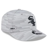 Men's New Era Gray Chicago White Sox 2025 MLB Clubhouse 9SEVENTY Stretch-Snap Hat