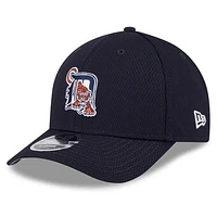 Men's New Era Navy Detroit Tigers 2025 MLB Clubhouse 9FORTY M-Crown Adjustable Hat