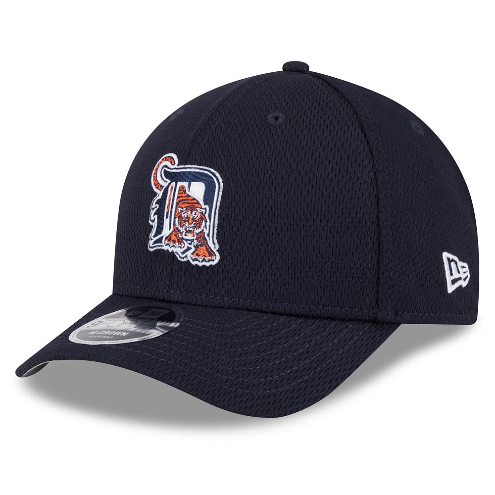 Men's New Era Navy Detroit Tigers 2025 MLB Clubhouse 9FORTY M-Crown Adjustable Hat