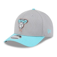 Men's New Era  Gray/Teal Arizona Diamondbacks 2025 Batting Practice 9FORTY M-Crown Adjustable Hat