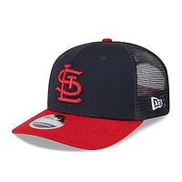 Men's New Era  Navy/Red St. Louis Cardinals 2025 Batting Practice 9SEVENTY Stretch-Snap Trucker Hat