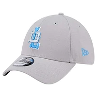 Men's New Era Silver Detroit Lions City Originals 39THIRTY Flex Hat