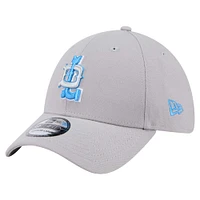 Men's New Era Silver Detroit Lions City Originals 39THIRTY Flex Hat