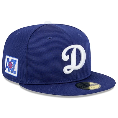 Men's New Era  Royal Los Angeles Dodgers 2025 Spring Training 59FIFTY Fitted Hat
